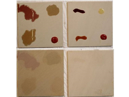 Vergelijking van geïmpregneerd en niet-geïmpregneerd zandsteen