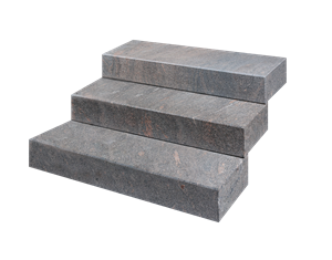 Muurblokken gneis Modena blootgelegd