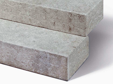 Muurblokken kalksteen Camino Grey op maat gezaagd