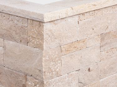 Tarvertin Medium Select Rustiek op maat gezaagde muurbekleding