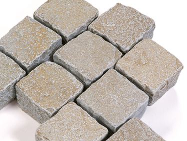 Bestrating Kalksteen Java Zand Detail