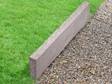 Gazonranden zandsteen Kandla Grey met graszoden en grind