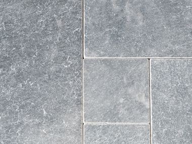 Close-up van grijze Afyon marmeren platen