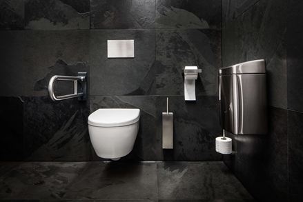 Badkamer met Mustang leisteen tegels