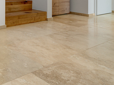 Entree Travertin tegels Ivory Classic