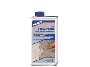 Een fles kleurversterker voor tegels