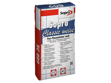 EÃ©n zak flexibele lijm wit