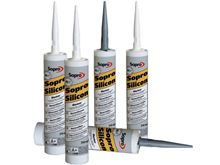 Verschillende tubes natuursteen silicone voor het leggen van tegels