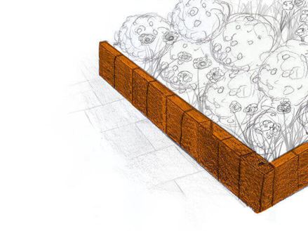 Graphics van producten op maat Universele platen als bedrand