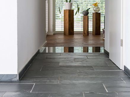 ID961 Leisteen zwart rustiek 5693