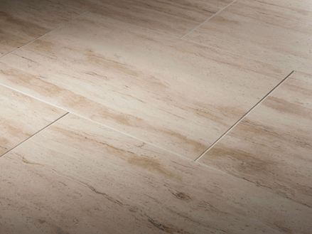 Natura tegels, geschuurd en geschuurd, zijdelings bevestigd