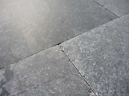 Close-up van hardstenen platen Saphir Blue