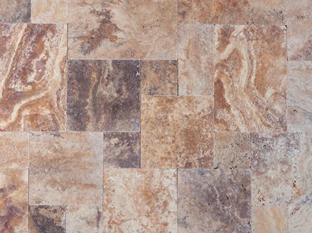 Travertin Scabas terras van bovenaf