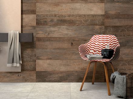 Mirage Noon Honey keramische tegels in de badkamer copyright Mirage